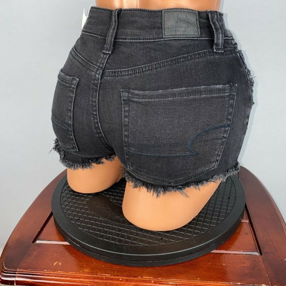 AE Ne(x)t Level Stretch 00 Black Hi-Rise Shortie - Picture 5 of 10